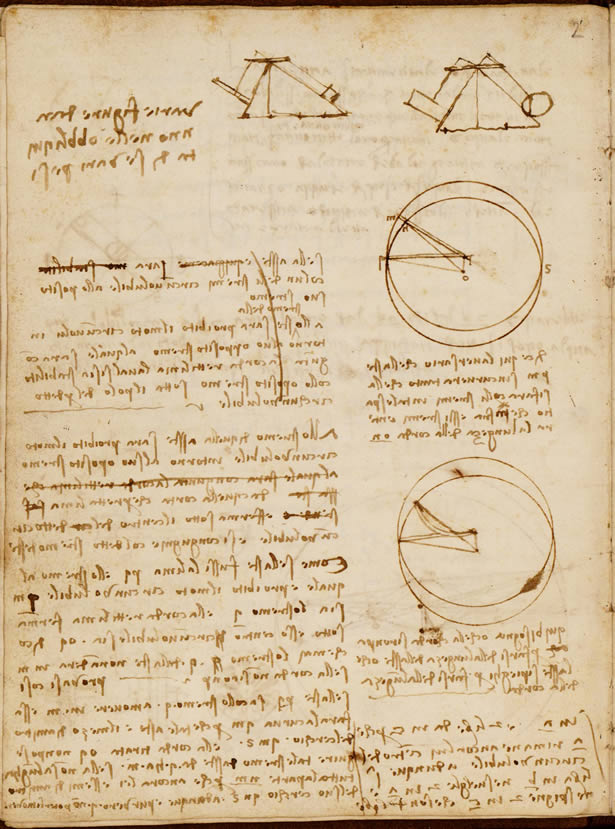 Codex on the Flight of Birds of Leonardo